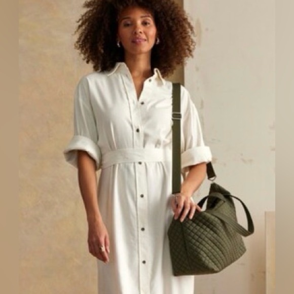 Vera Bradley Lyla Tote Bag Ivy Green - Picture 3 of 8